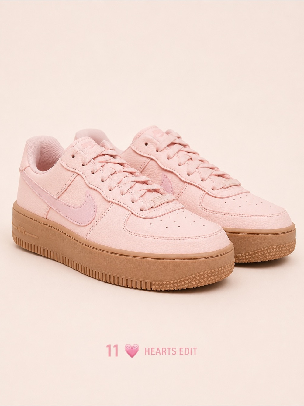 NIKE AIRFORCE 1 PLT.AF.ORM PINK SIZE 8 NEW